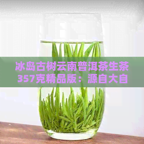 冰岛古树云南普洱茶生茶357克精品版：源自大自然的纯净之味