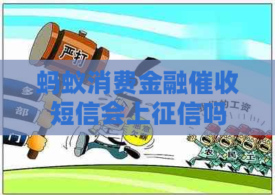 蚂蚁消费金融短信会上吗