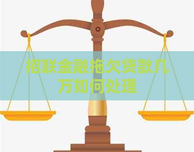 招联金融拖欠贷款几万如何处理