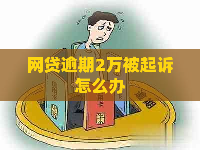 网贷逾期2万被起诉怎么办