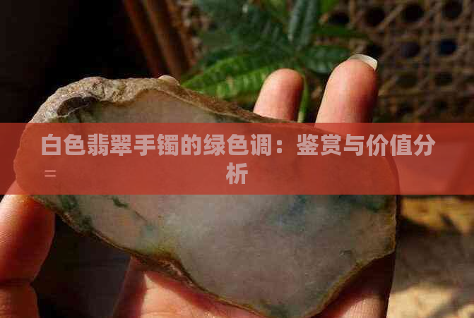 白色翡翠手镯的绿色调：鉴赏与价值分析