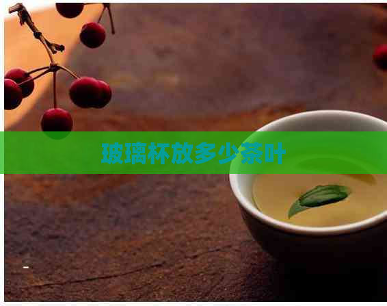 玻璃杯放多少茶叶