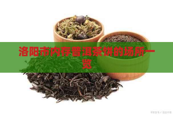 洛阳市内存普洱茶饼的场所一览