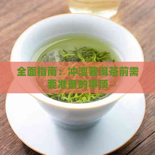 全面指南：冲泡普洱茶前需要准备的事项