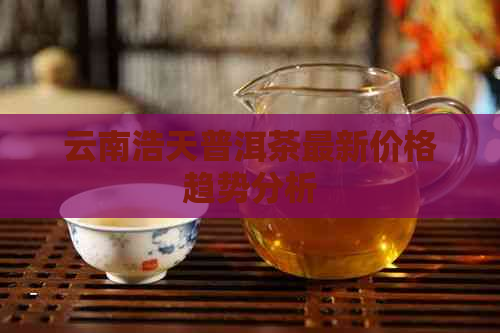 云南浩天普洱茶最新价格趋势分析