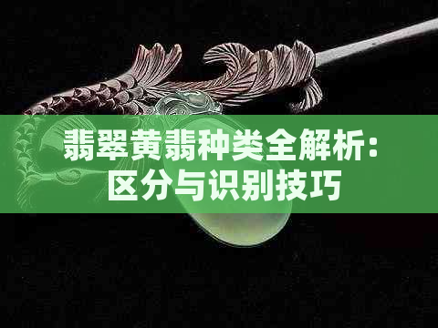 翡翠黄翡种类全解析: 区分与识别技巧