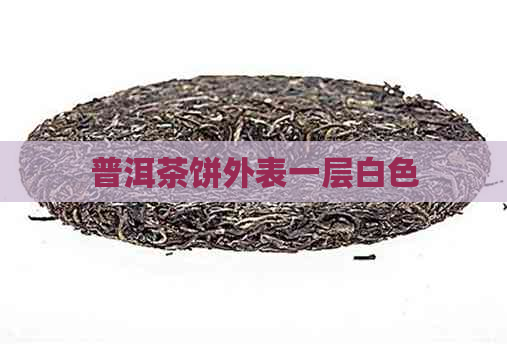 普洱茶饼外表一层白色