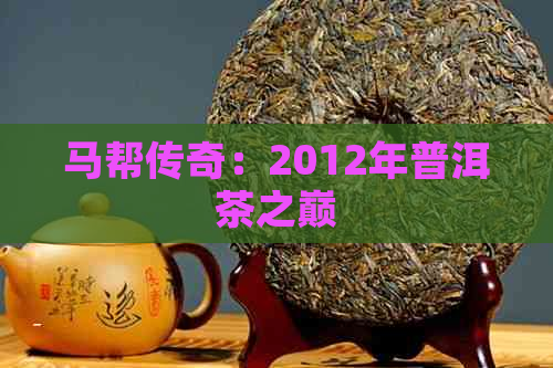 马帮传奇：2012年普洱茶之巅