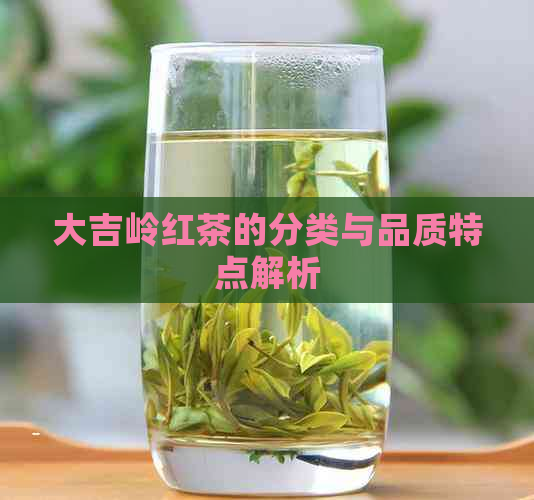 大吉岭红茶的分类与品质特点解析