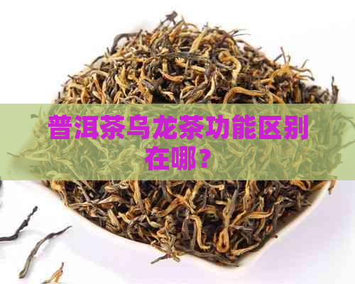 普洱茶乌龙茶功能区别在哪？