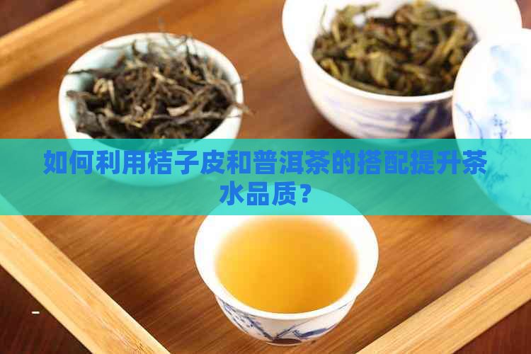 如何利用桔子皮和普洱茶的搭配提升茶水品质？