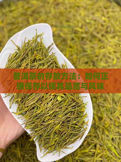 普洱茶的存放方法：如何正确保存以保其品质与风味