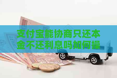 支付宝能协商只还本金不还利息吗如何操作