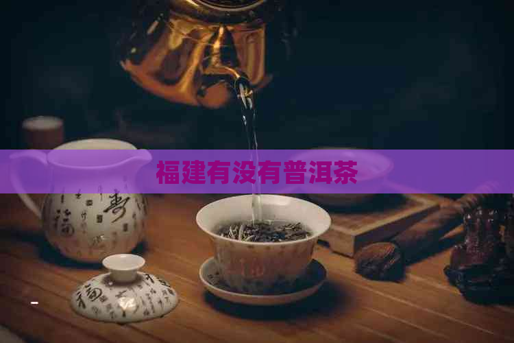 福建有没有普洱茶