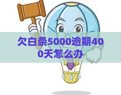 欠白条5000逾期400天怎么办