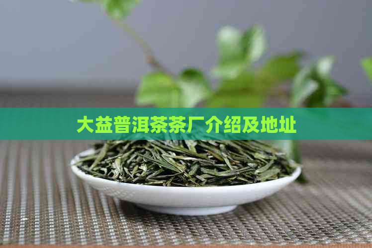 大益普洱茶茶厂介绍及地址