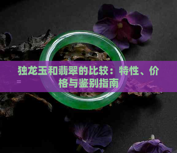 独龙玉和翡翠的比较：特性、价格与鉴别指南