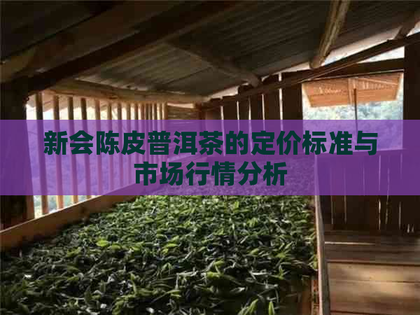 新会陈皮普洱茶的定价标准与市场行情分析