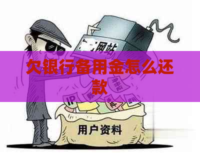 欠银行备用金怎么还款