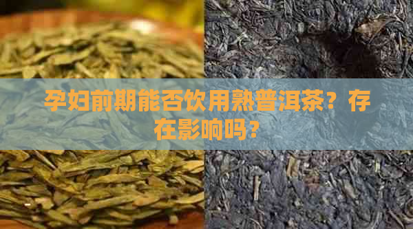 孕妇前期能否饮用熟普洱茶？存在影响吗？