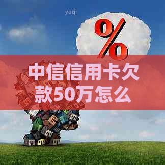 中信信用卡欠款50万怎么办