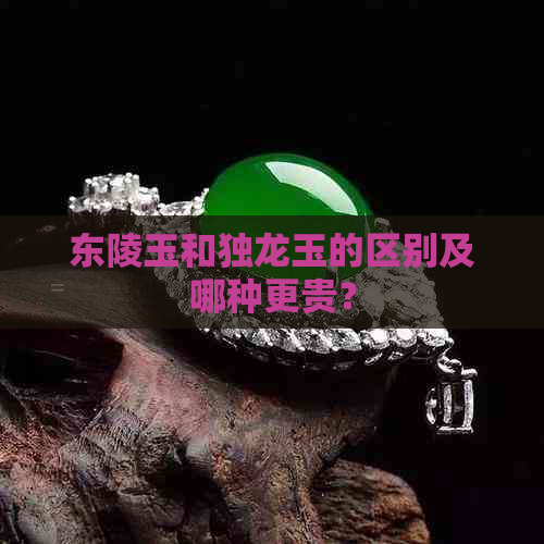 东陵玉和独龙玉的区别及哪种更贵？