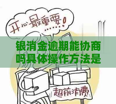 银消金逾期能协商吗具体操作方法是什么