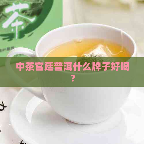 中茶宫廷普洱什么牌子好喝？