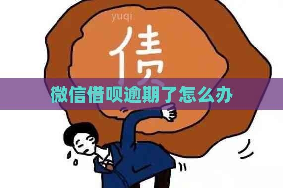 微信借呗逾期了怎么办