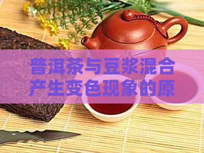 普洱茶与豆浆混合产生变色现象的原因及其影响