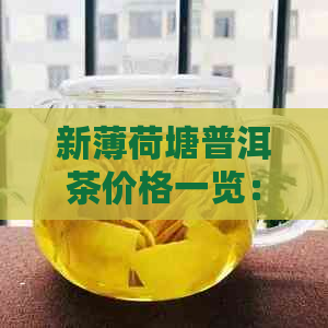 新薄荷塘普洱茶价格一览：探究生茶的独特魅力与市场动态