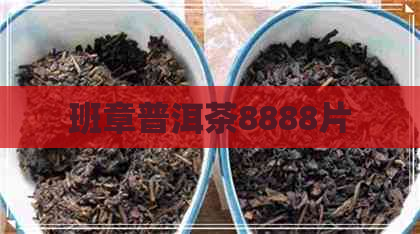 班章普洱茶8888片