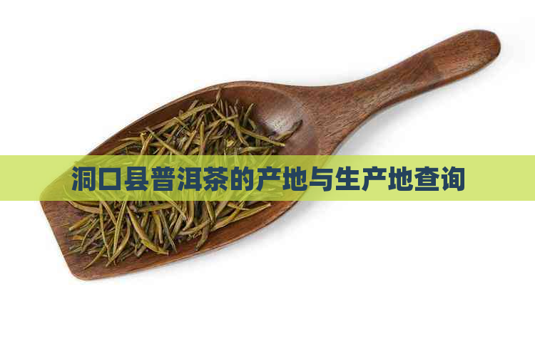 洞口县普洱茶的产地与生产地查询