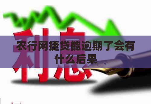 农行网捷贷能逾期了会有什么后果