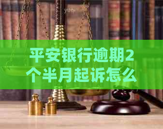 平安银行逾期2个半月起诉怎么办