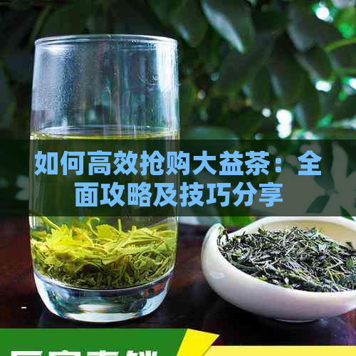 如何高效抢购大益茶：全面攻略及技巧分享