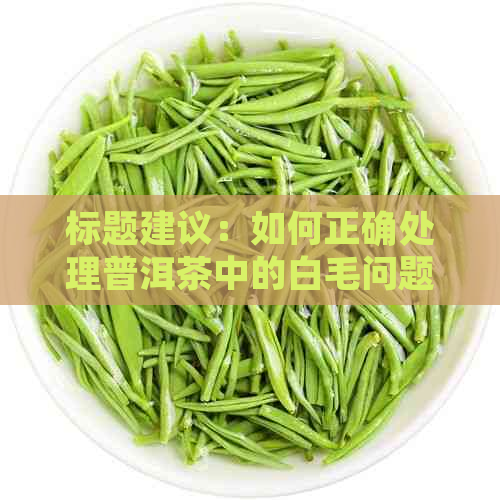 标题建议：如何正确处理普洱茶中的白毛问题？全面指南