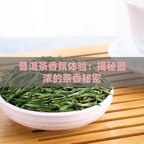 普洱茶香氛体验：揭秘最浓的茶香秘密