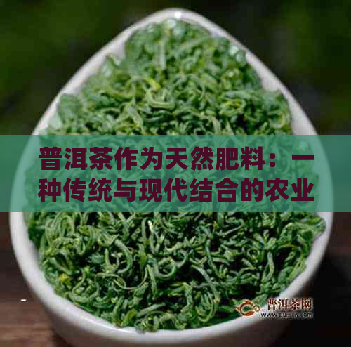 普洱茶作为天然肥料：一种传统与现代结合的农业创新