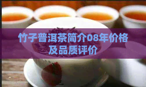 竹子普洱茶简介08年价格及品质评价