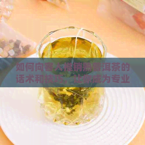 如何向客人推销熟普洱茶的话术和技巧，让你成为专业推销员