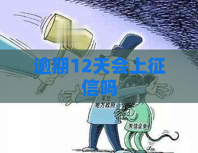 逾期12天会上吗