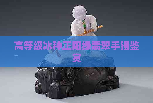 高等级冰种正阳绿翡翠手镯鉴赏