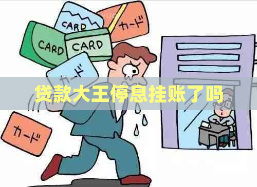 贷款大王停息挂账了吗