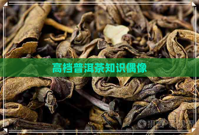 高档普洱茶知识偶像