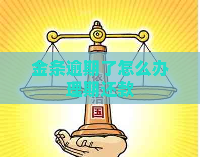 金条逾期了怎么办理期还款