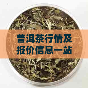 普洱茶行情及报价信息一站式服务平台