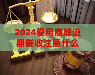 2024爱用商城逾期注意什么