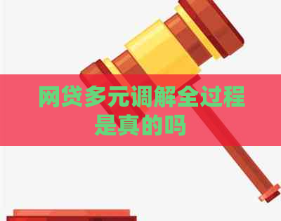 网贷多元调解全过程是真的吗