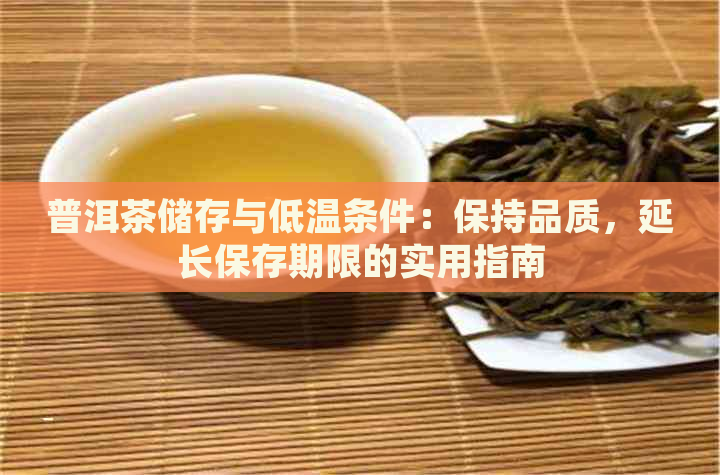 普洱茶储存与低温条件：保持品质，延长保存期限的实用指南